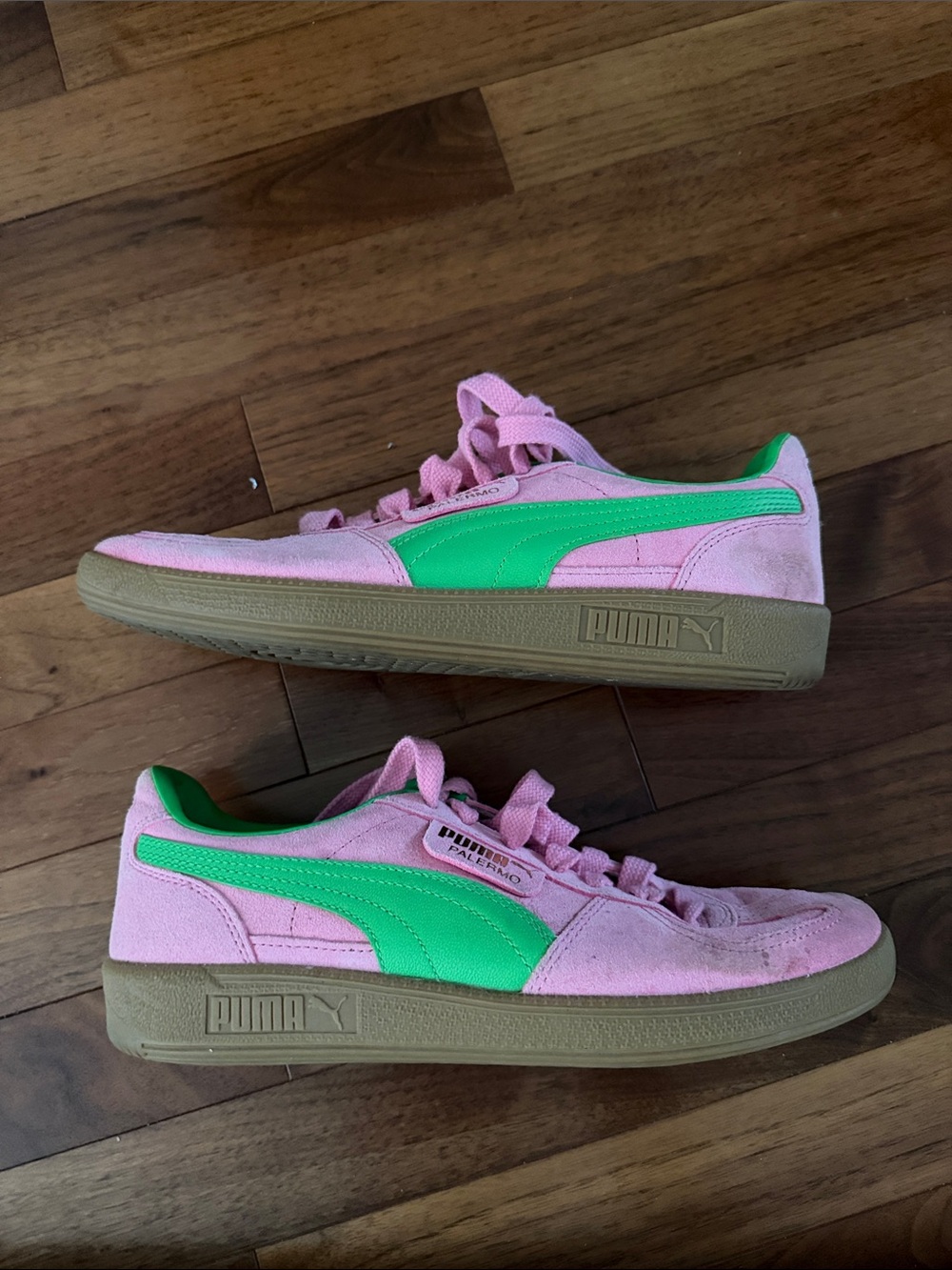 Pink & Green Puma Palermo